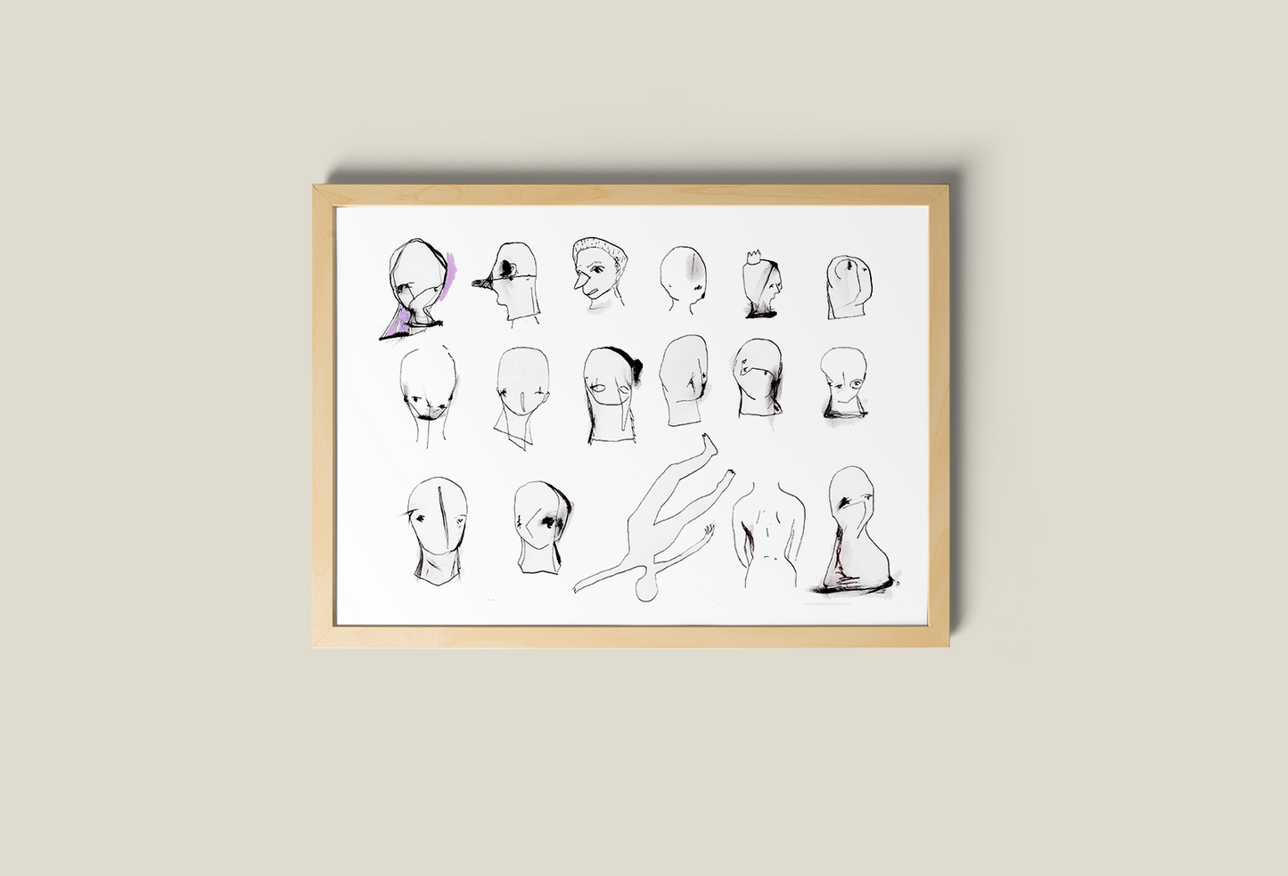 Original artwork : The Faces We Meet - BineJoMo Studio