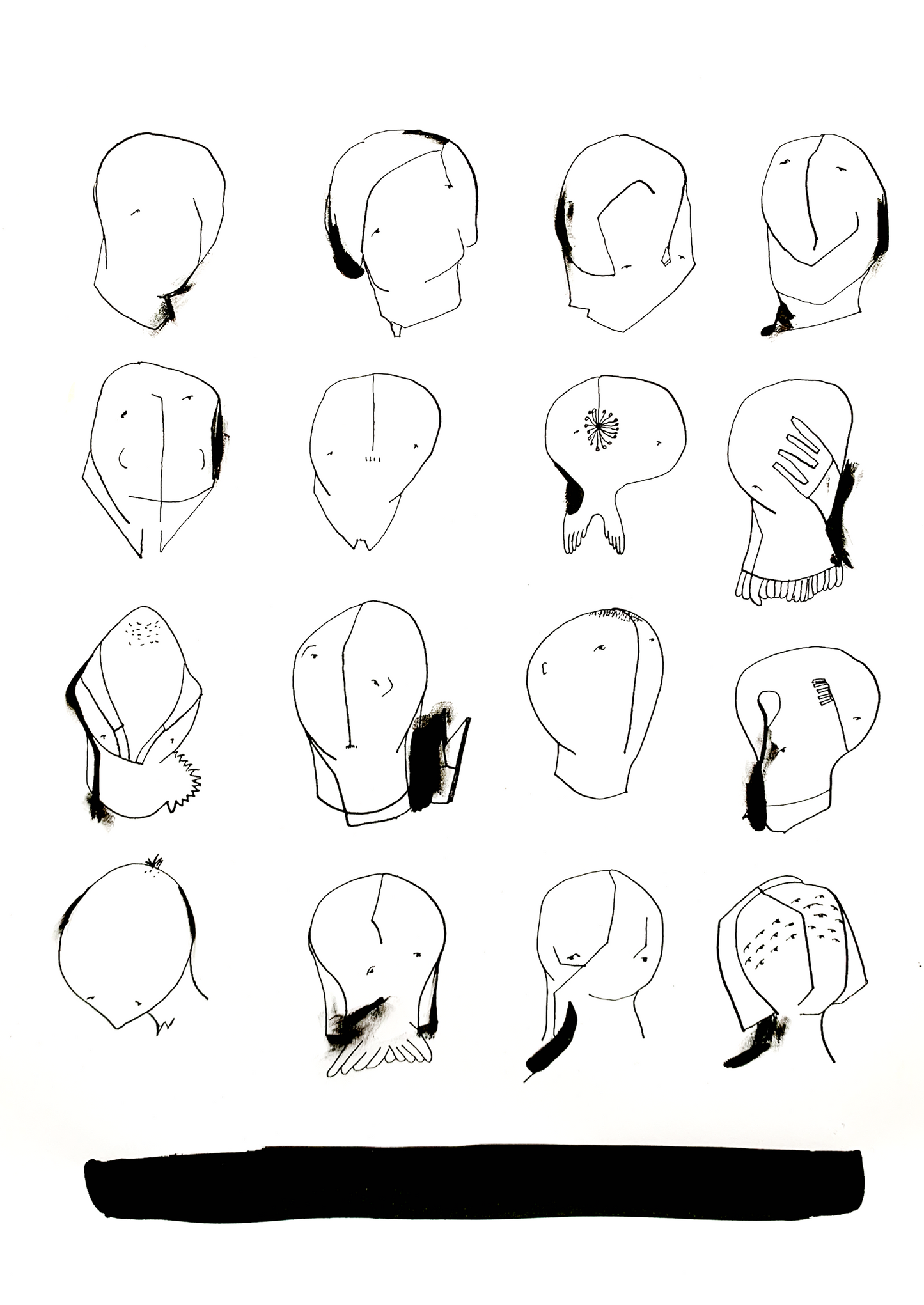 Original artwork : The Faces We Meet Today - BineJoMo Studio