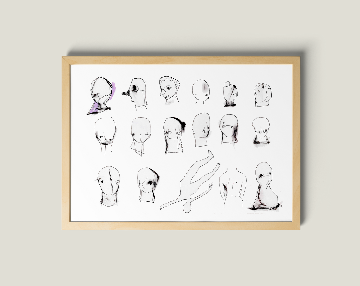 Original artwork : The Faces We Meet - BineJoMo Studio