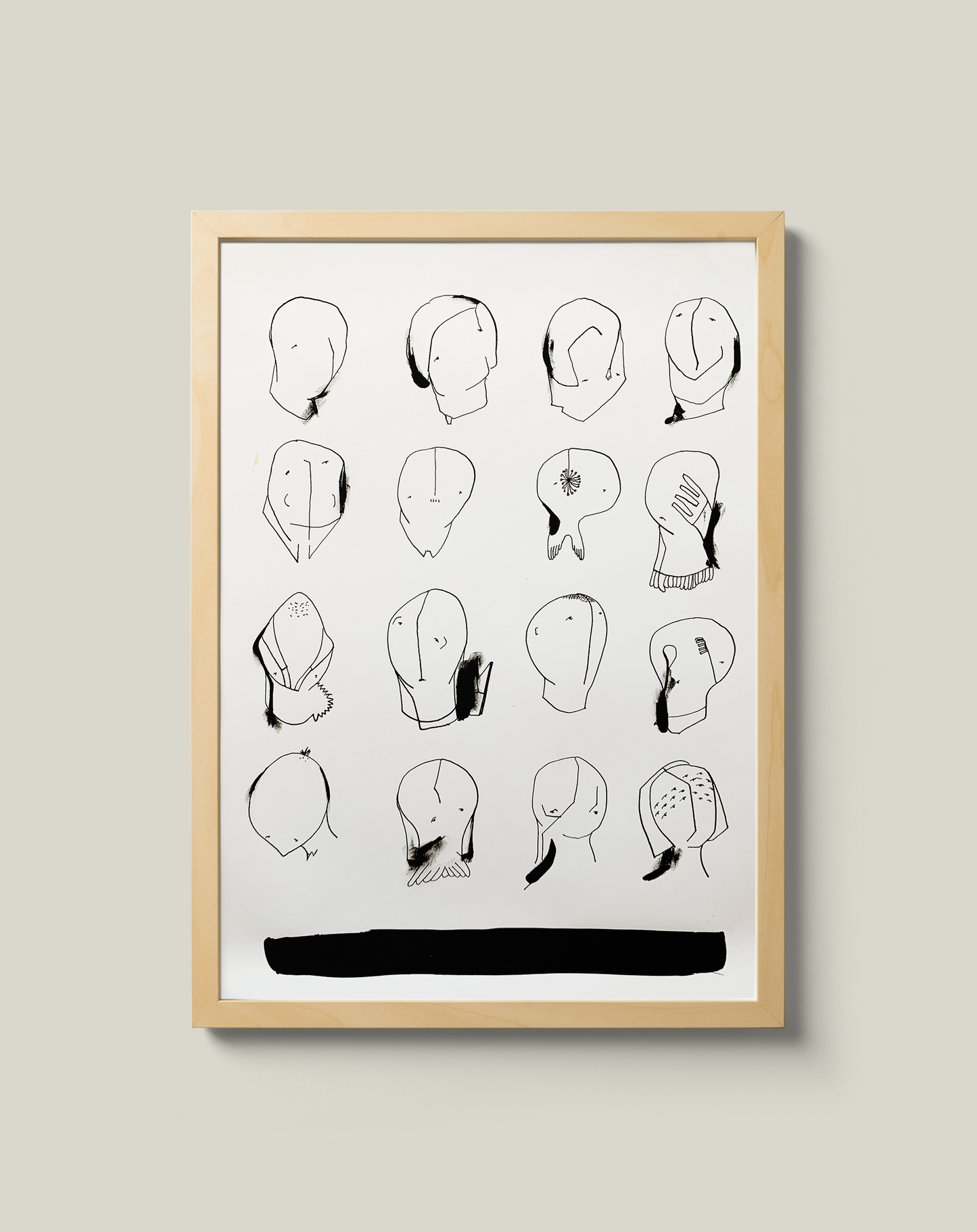 Original artwork : The Faces We Meet Today - BineJoMo Studio