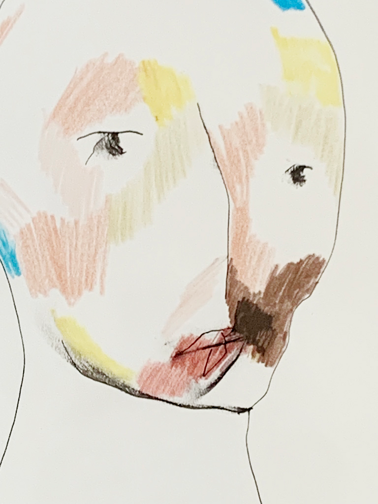 Original artwork - Pale Face - BineJoMo Studio