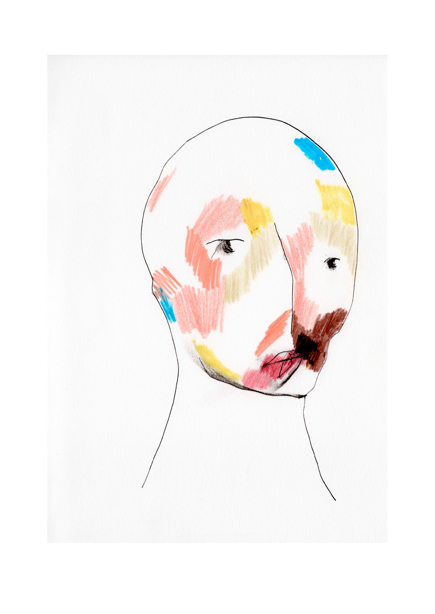 Original artwork - Pale Face - BineJoMo Studio