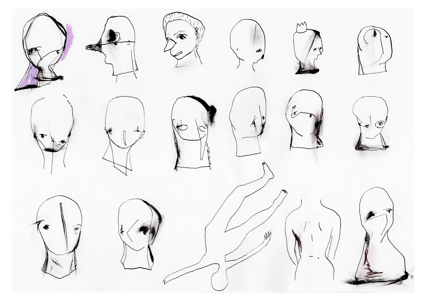 Original artwork : The Faces We Meet - BineJoMo Studio