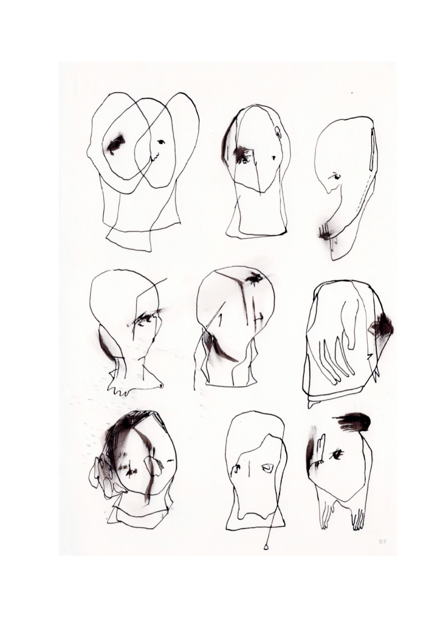 Original artworks - Small Faces 1 : 5 - BineJoMo Studio
