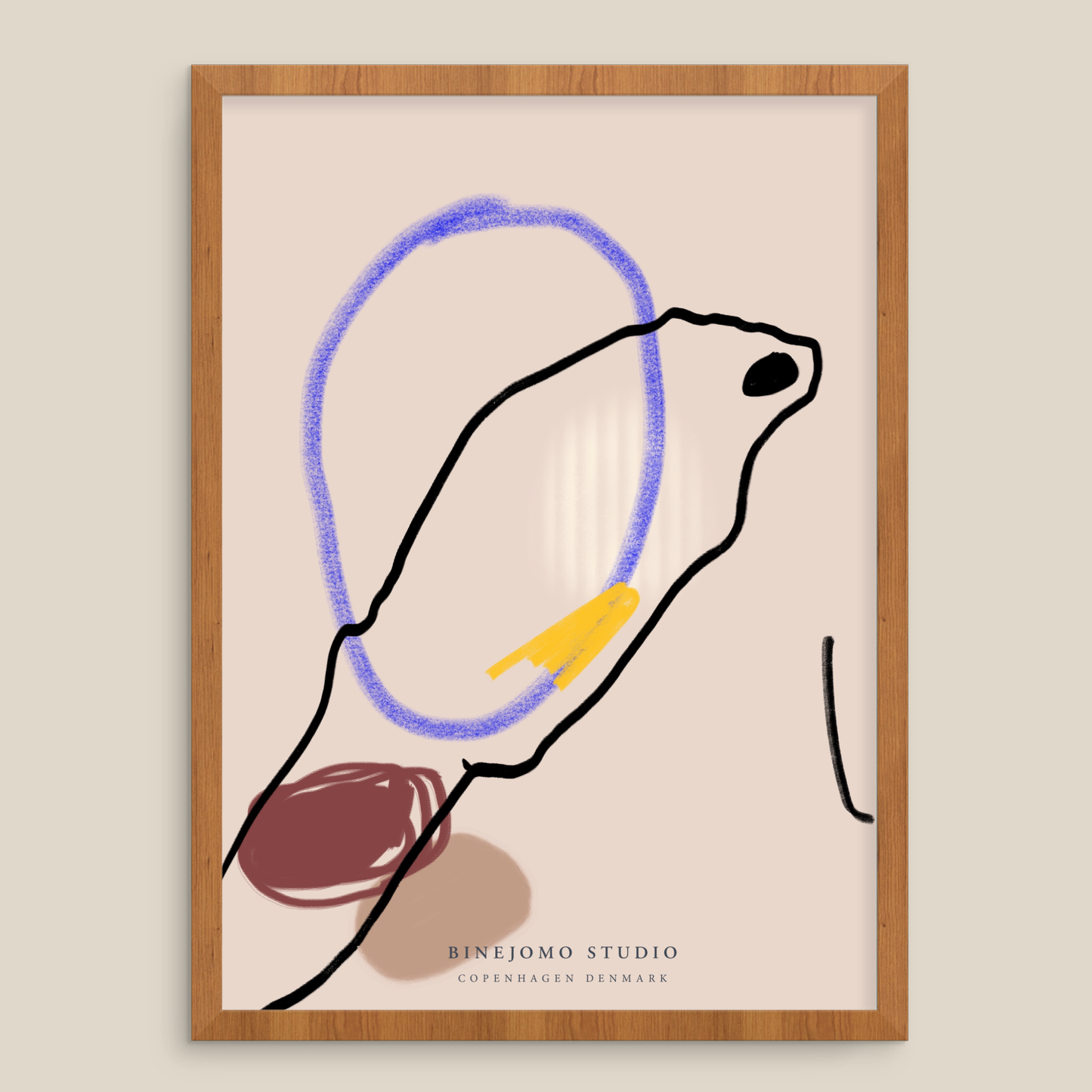A Magic Creature - Puppet of the world Art Poster - BineJoMo Studio 